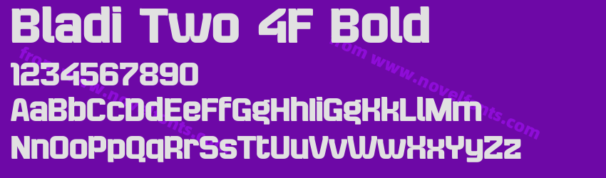 Bladi Two 4F BoldPreview Bladi Two 4F BoldPreview