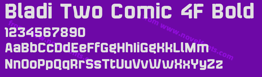 Bladi Two Comic 4F BoldPreview Bladi Two Comic 4F BoldPreview