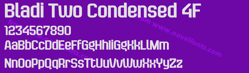 Bladi Two Condensed 4FPreview Bladi Two Condensed 4FPreview