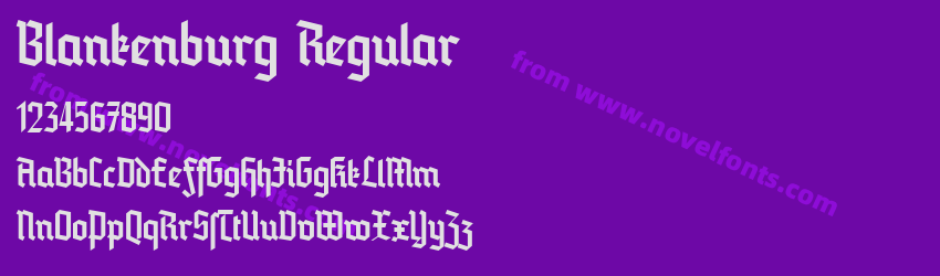 Blankenburg RegularPreview