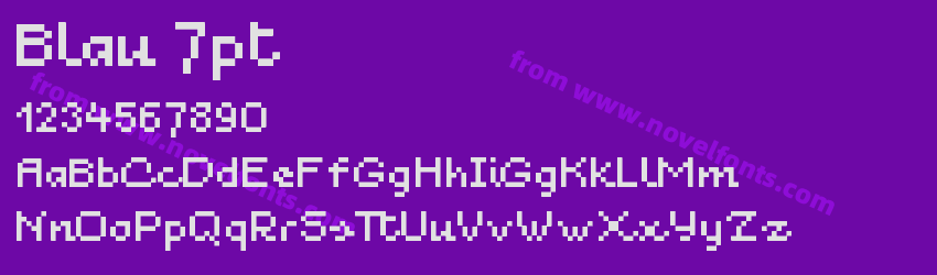 Blau 7ptPreview Blau 7ptPreview