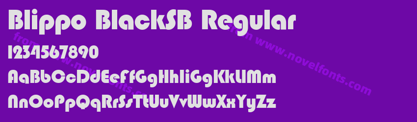 Blippo BlackSB RegularPreview Blippo BlackSB RegularPreview