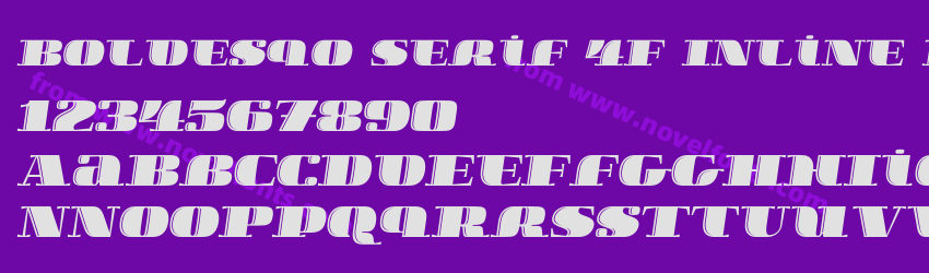 Boldesqo Serif 4F Inline ItalicPreview Boldesqo Serif 4F Inline ItalicPreview