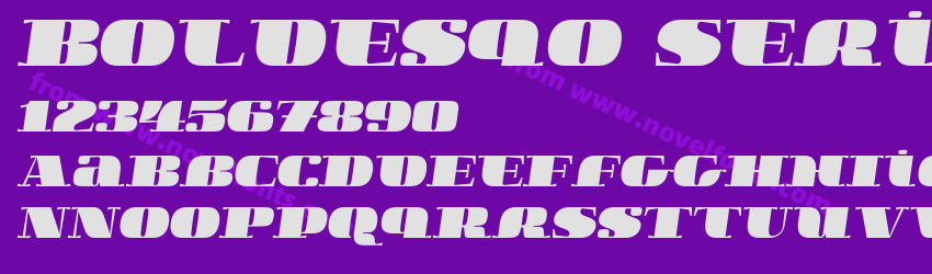 Boldesqo Serif 4F ItalicPreview Boldesqo Serif 4F ItalicPreview