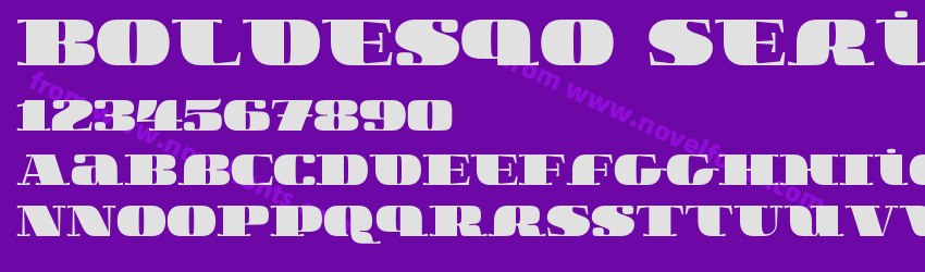 Boldesqo Serif 4FPreview Boldesqo Serif 4FPreview