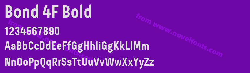 Bond 4F BoldPreview Bond 4F BoldPreview