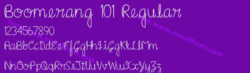 Boomerang 101 RegularPreview Boomerang 101 RegularPreview