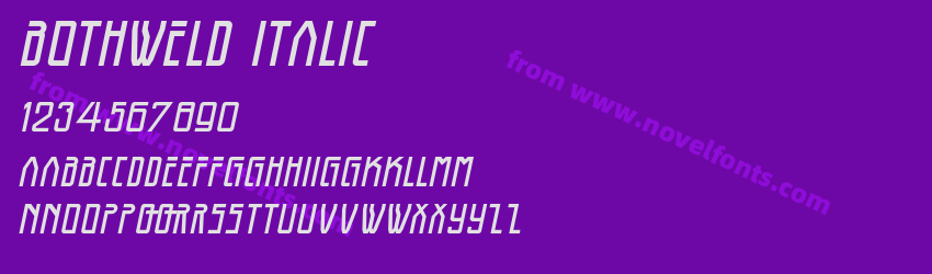 Bothweld ItalicPreview Bothweld ItalicPreview
