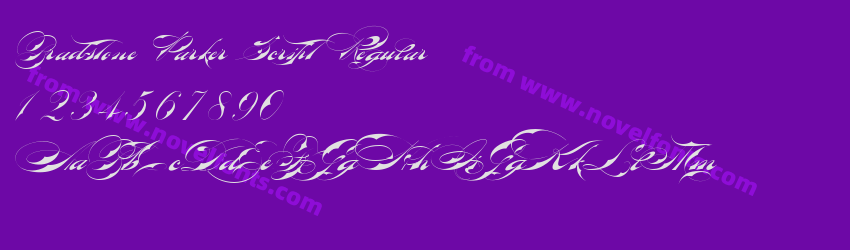 Bradstone Parker Script RegularPreview Bradstone Parker Script RegularPreview