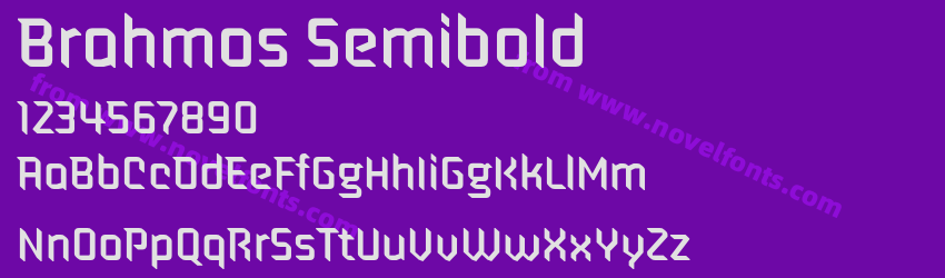 Brahmos SemiboldPreview Brahmos SemiboldPreview