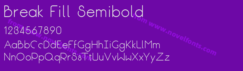 Break Fill SemiboldPreview Break Fill SemiboldPreview