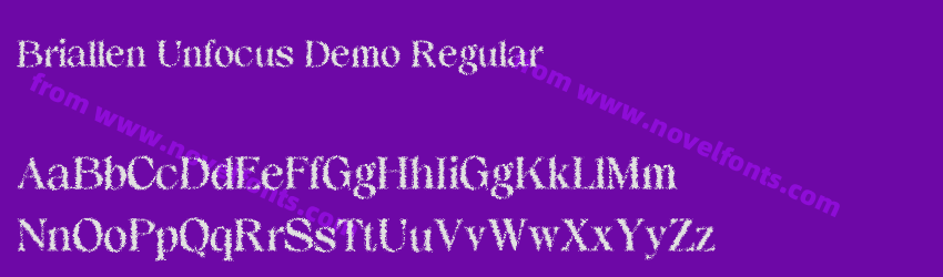 Briallen Unfocus Demo RegularPreview Briallen Unfocus Demo RegularPreview