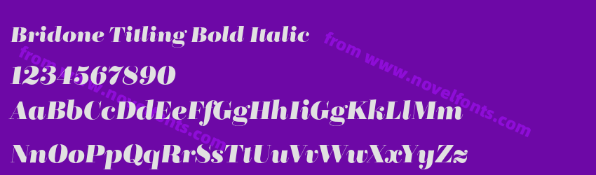 Bridone Titling Bold ItalicPreview Bridone Titling Bold ItalicPreview