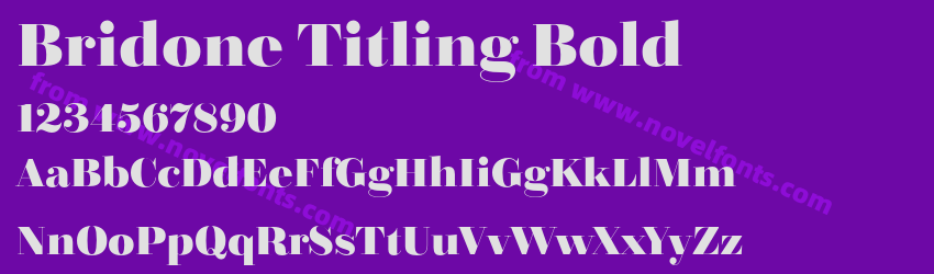 Bridone Titling BoldPreview Bridone Titling BoldPreview