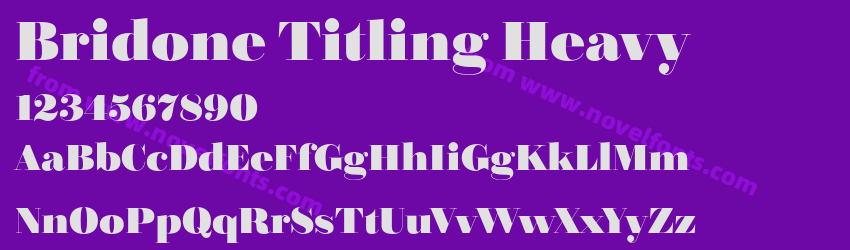 Bridone Titling HeavyPreview Bridone Titling HeavyPreview