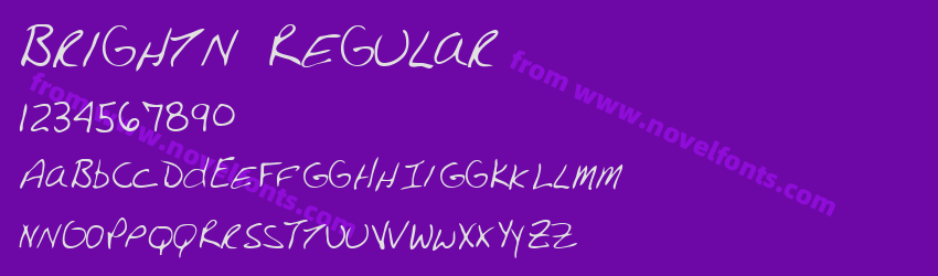 Brightn RegularPreview Brightn RegularPreview
