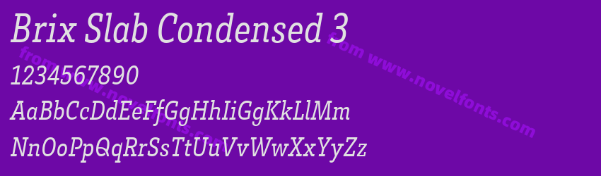 Brix Slab Condensed 3Preview Brix Slab Condensed 3Preview