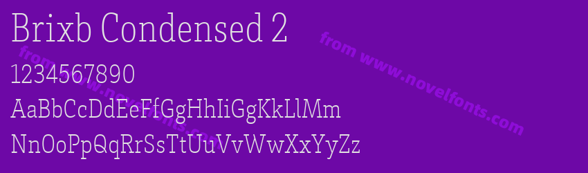 Brixb Condensed 2Preview Brixb Condensed 2Preview
