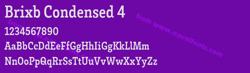 Brixb Condensed 4Preview Brixb Condensed 4Preview