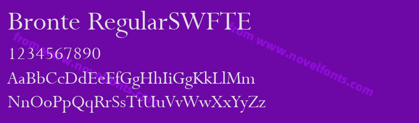 Bronte RegularSWFTEPreview Bronte RegularSWFTEPreview