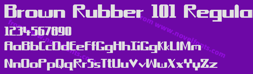 Brown Rubber 101 RegularPreview Brown Rubber 101 RegularPreview