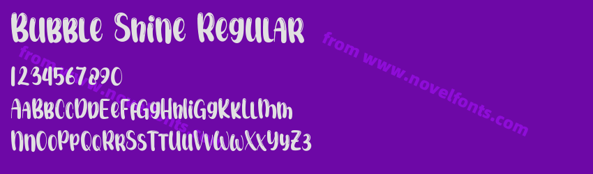 Bubble Shine RegularPreview Bubble Shine RegularPreview