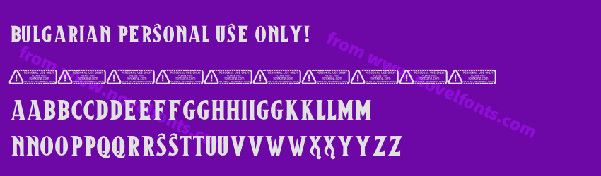 Bulgarian PERSONAL USE ONLY!Preview Bulgarian PERSONAL USE ONLY!Preview