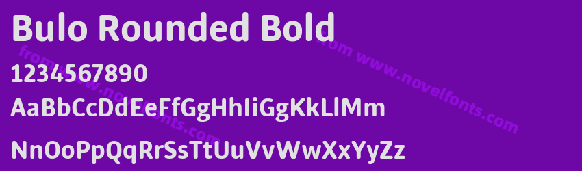 Bulo Rounded BoldPreview Bulo Rounded BoldPreview