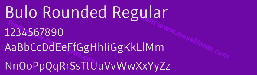 Bulo Rounded RegularPreview Bulo Rounded RegularPreview
