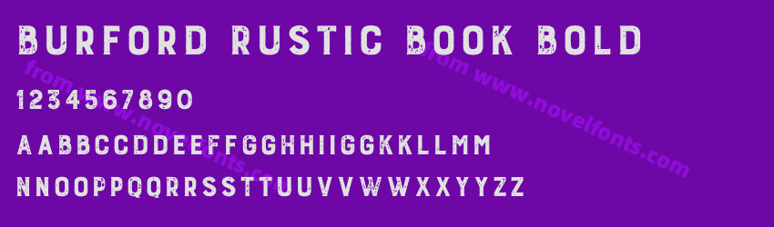 Burford Rustic Book BoldPreview Burford Rustic Book BoldPreview