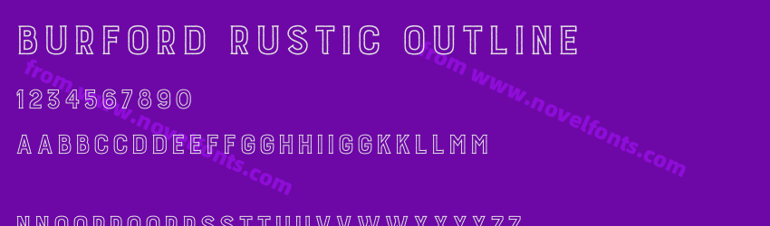 Burford Rustic OutlinePreview Burford Rustic OutlinePreview