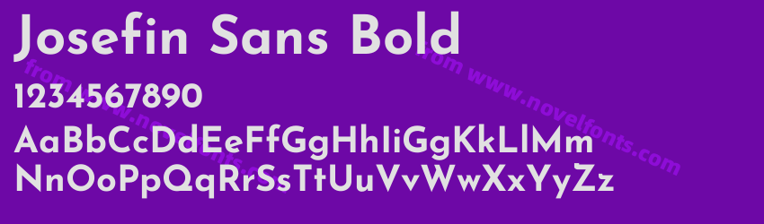 Josefin Sans BoldPreview