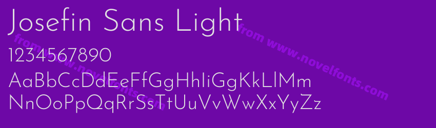 Josefin Sans LightPreview