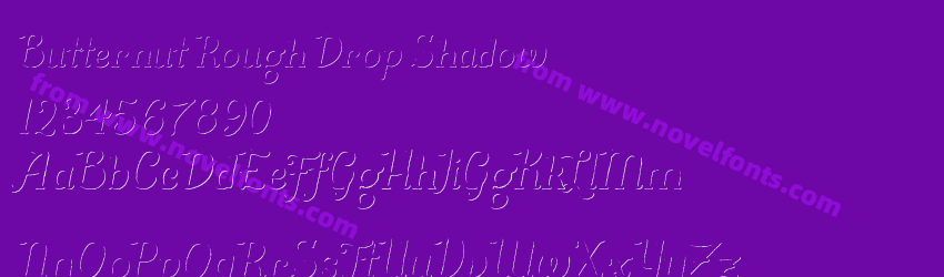 Butternut Rough Drop ShadowPreview Butternut Rough Drop ShadowPreview
