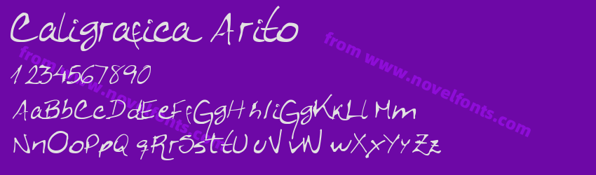Caligrafica AritoPreview Caligrafica AritoPreview