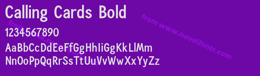 Calling Cards BoldPreview Calling Cards BoldPreview