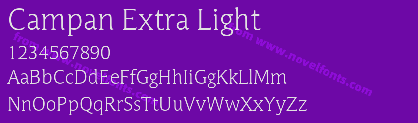 Campan Extra LightPreview