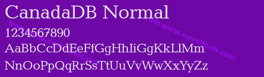 CanadaDB NormalPreview CanadaDB NormalPreview