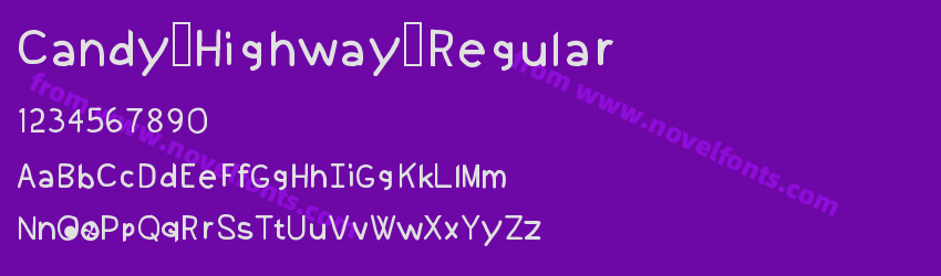 Candy Highway RegularPreview Candy Highway RegularPreview