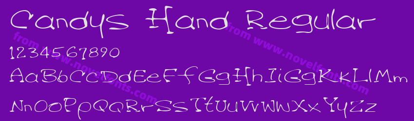 Candys Hand RegularPreview Candys Hand RegularPreview