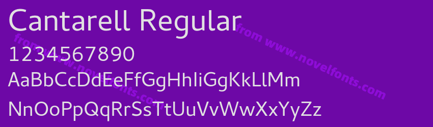 Cantarell RegularPreview Cantarell RegularPreview