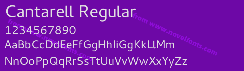 Cantarell RegularPreview Cantarell RegularPreview
