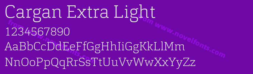 Cargan Extra LightPreview Cargan Extra LightPreview