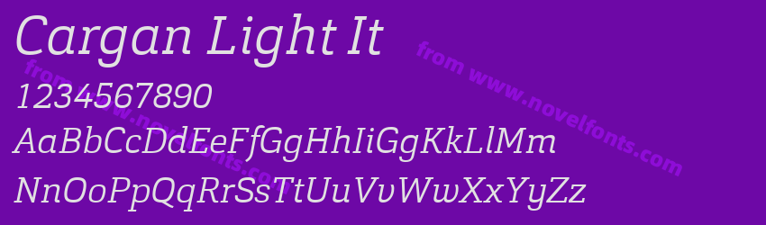 Cargan Light ItPreview