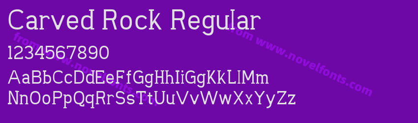 Carved Rock RegularPreview Carved Rock RegularPreview