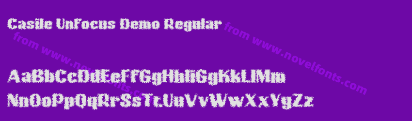 Casile Unfocus Demo RegularPreview Casile Unfocus Demo RegularPreview