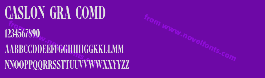 Caslon Gra ComDPreview Caslon Gra ComDPreview