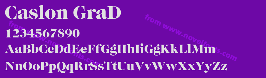 Caslon GraDPreview Caslon GraDPreview
