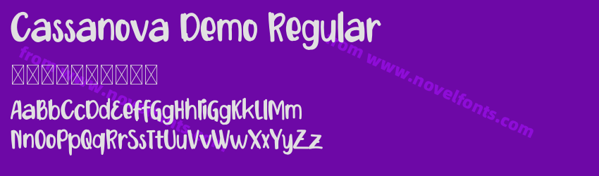 Cassanova Demo RegularPreview Cassanova Demo RegularPreview