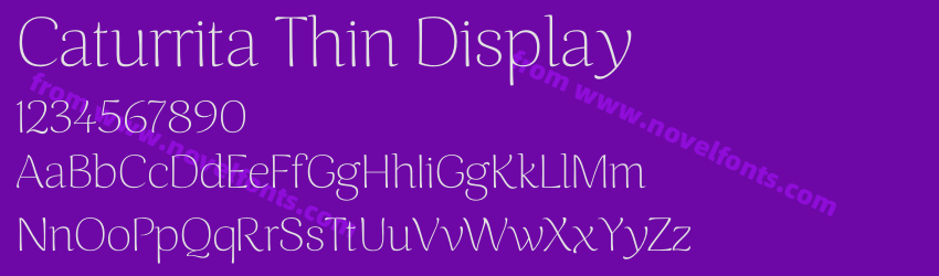Caturrita Thin DisplayPreview Caturrita Thin DisplayPreview
